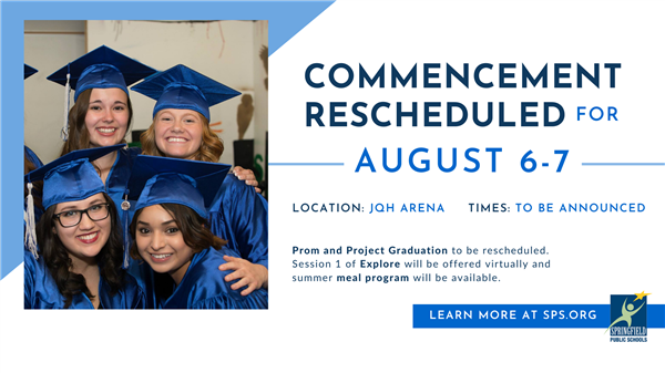 Commencement Rescheduled 
